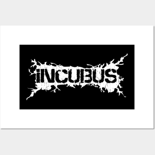 White Distressed - Incubus Posters and Art